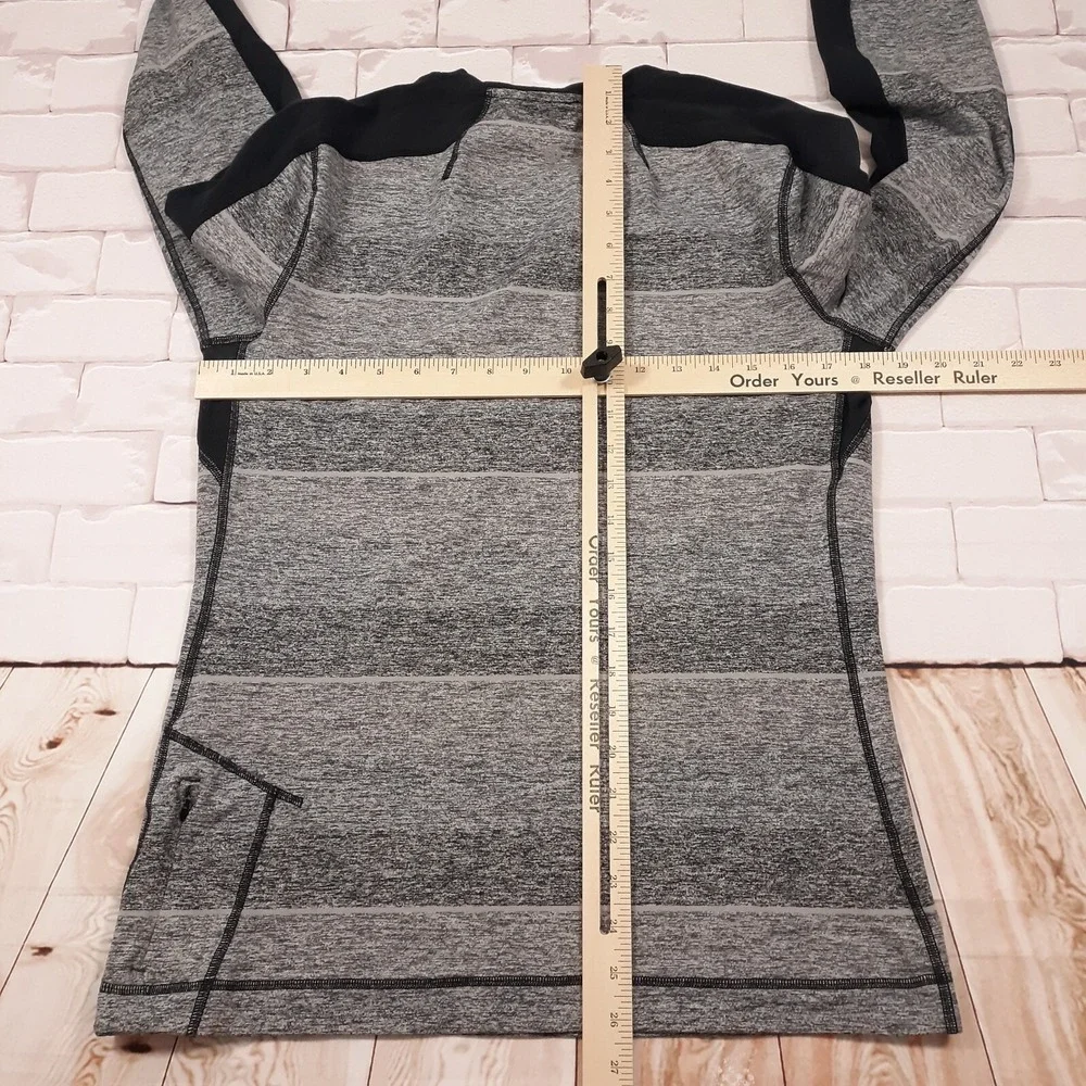 Lululemon Sweatshirt Womens Medium Gray Pullover Long Sleeve